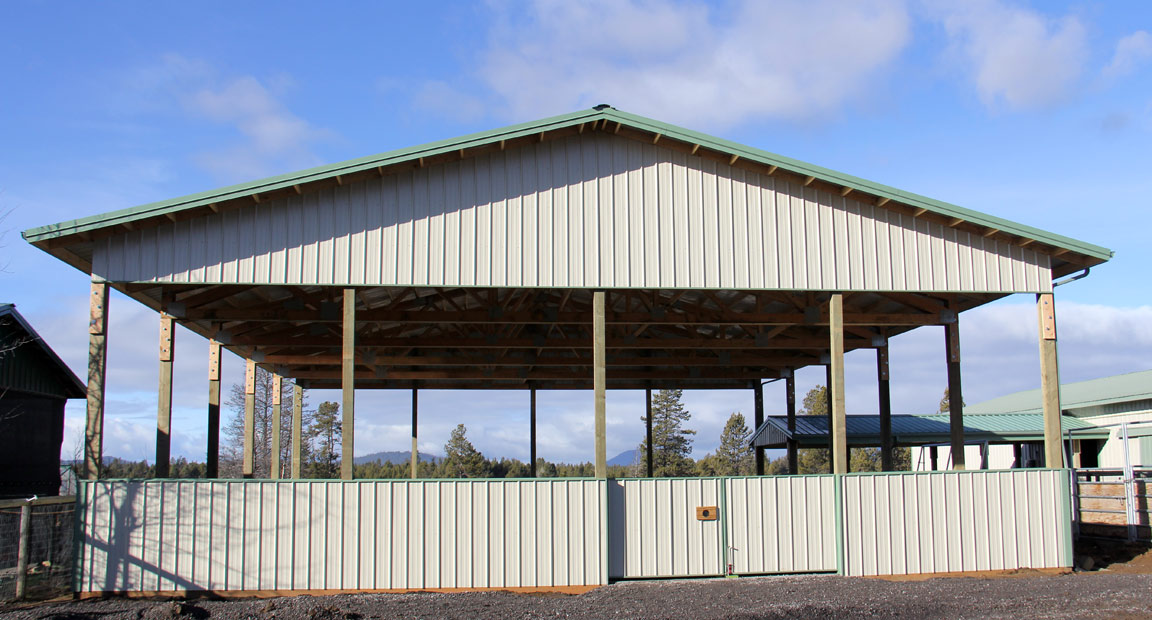 The new Arena at Birch Park Arabians